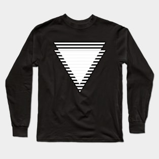 triangles design Long Sleeve T-Shirt